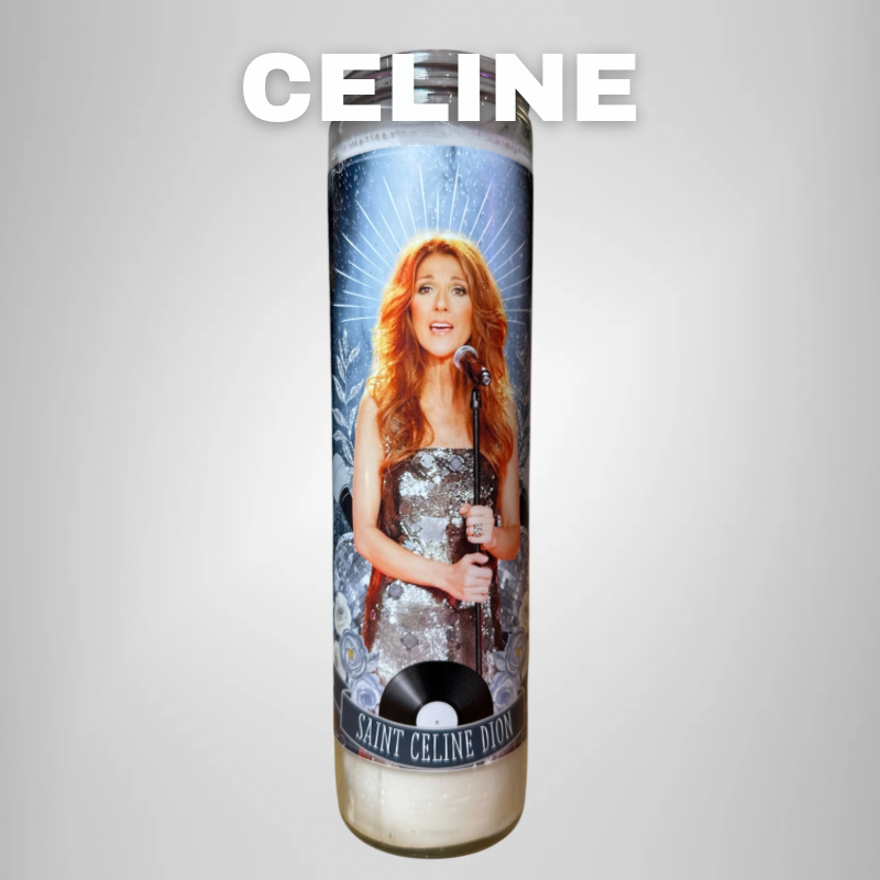 The Luminary Celine Dion Altar Prayer Candle