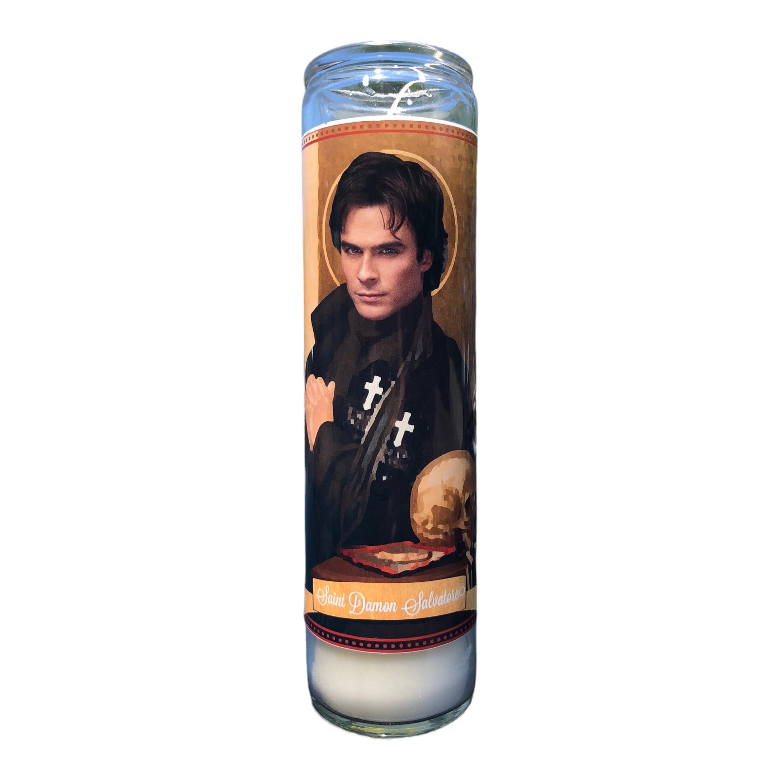 Damon Salvatore Devotional Prayer Saint Candle