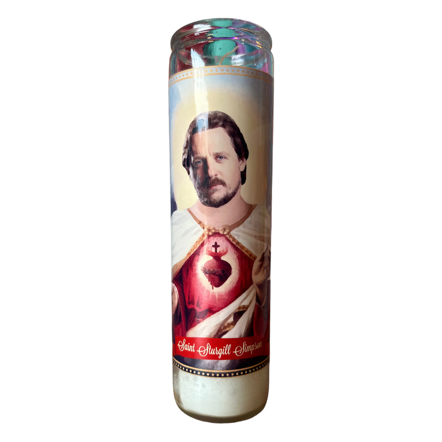 Sturgill Simpson Devotional Prayer Saint Candle