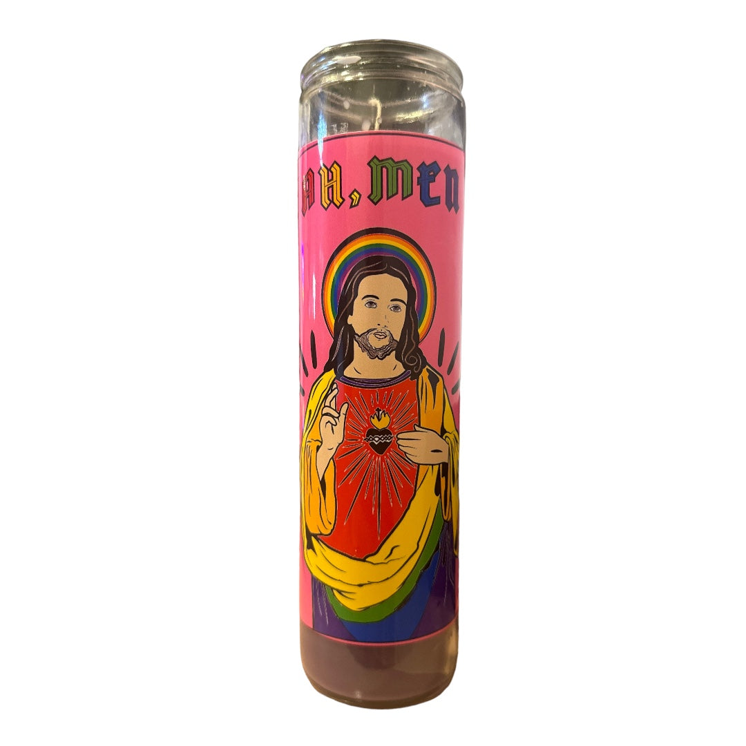 Ah Men Devotional Prayer Saint Candle