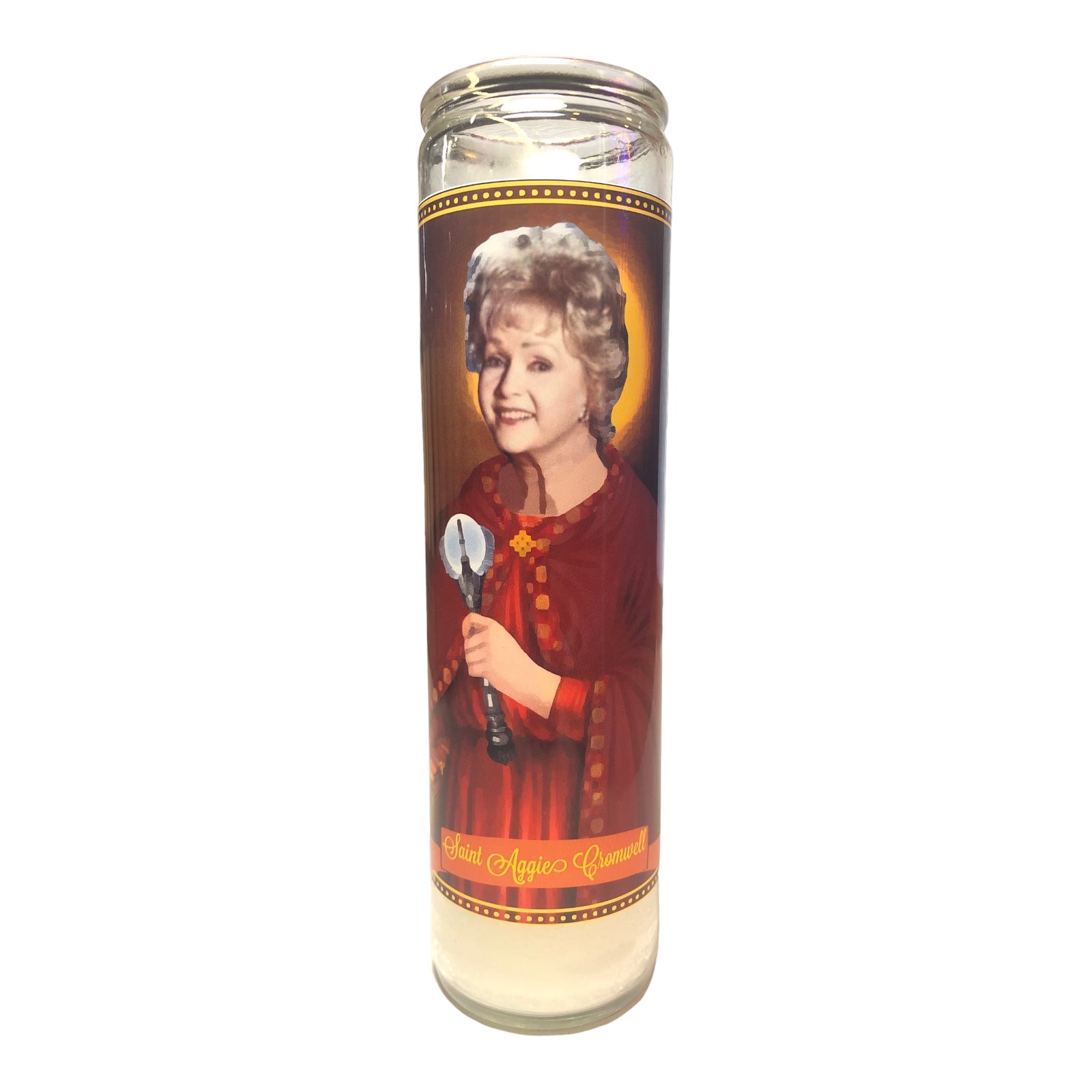 Aggie Cromwell Halloweentown Devotional Prayer Saint Candle