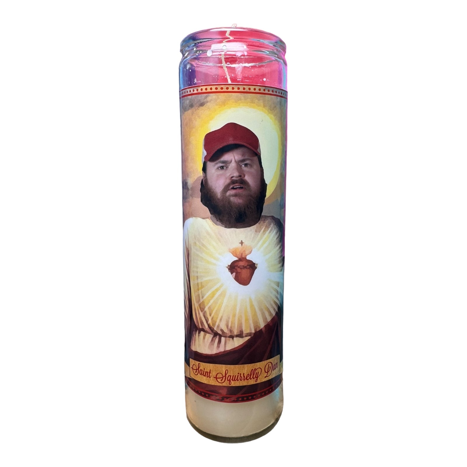 Letterkenny Squirrelly Dan Devotional Prayer Saint Candle