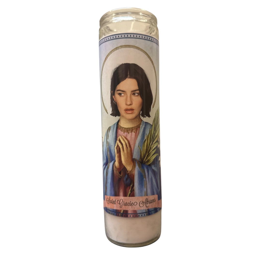 Gracie Abrams Devotional Prayer Saint Candle