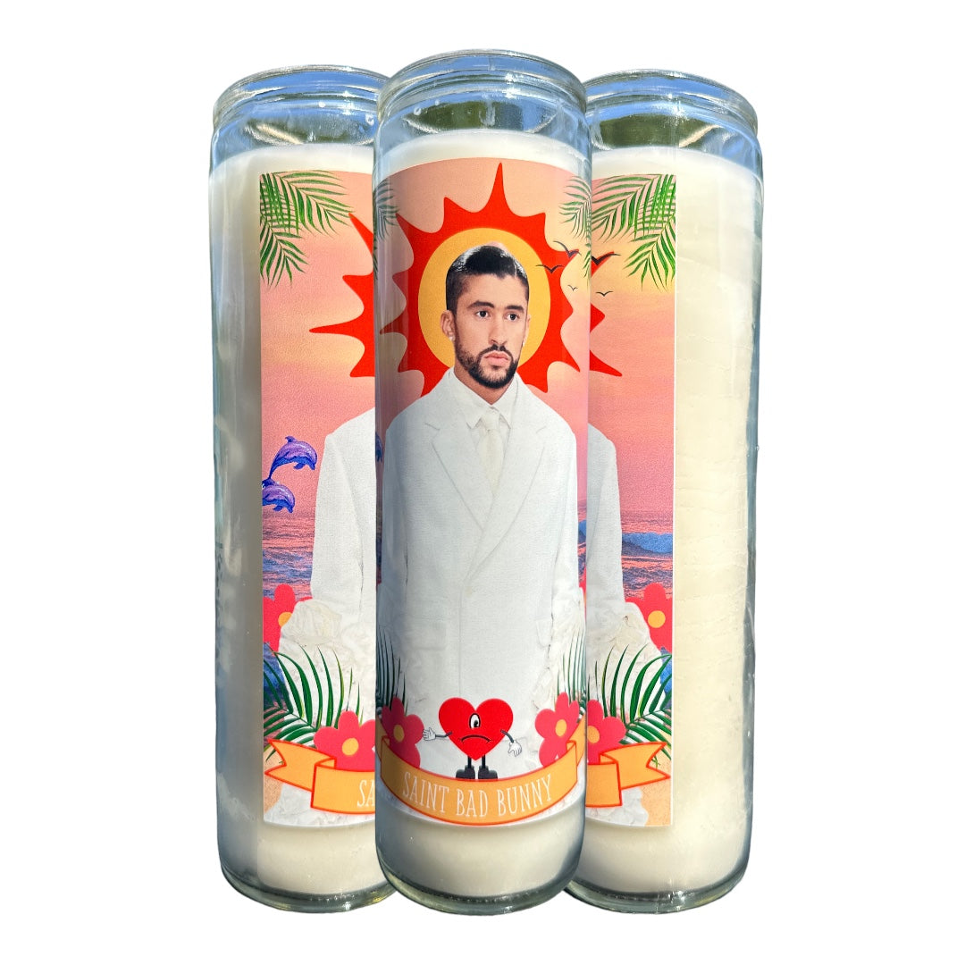 The Luminary Bad Bunny Altar Prayer Candle