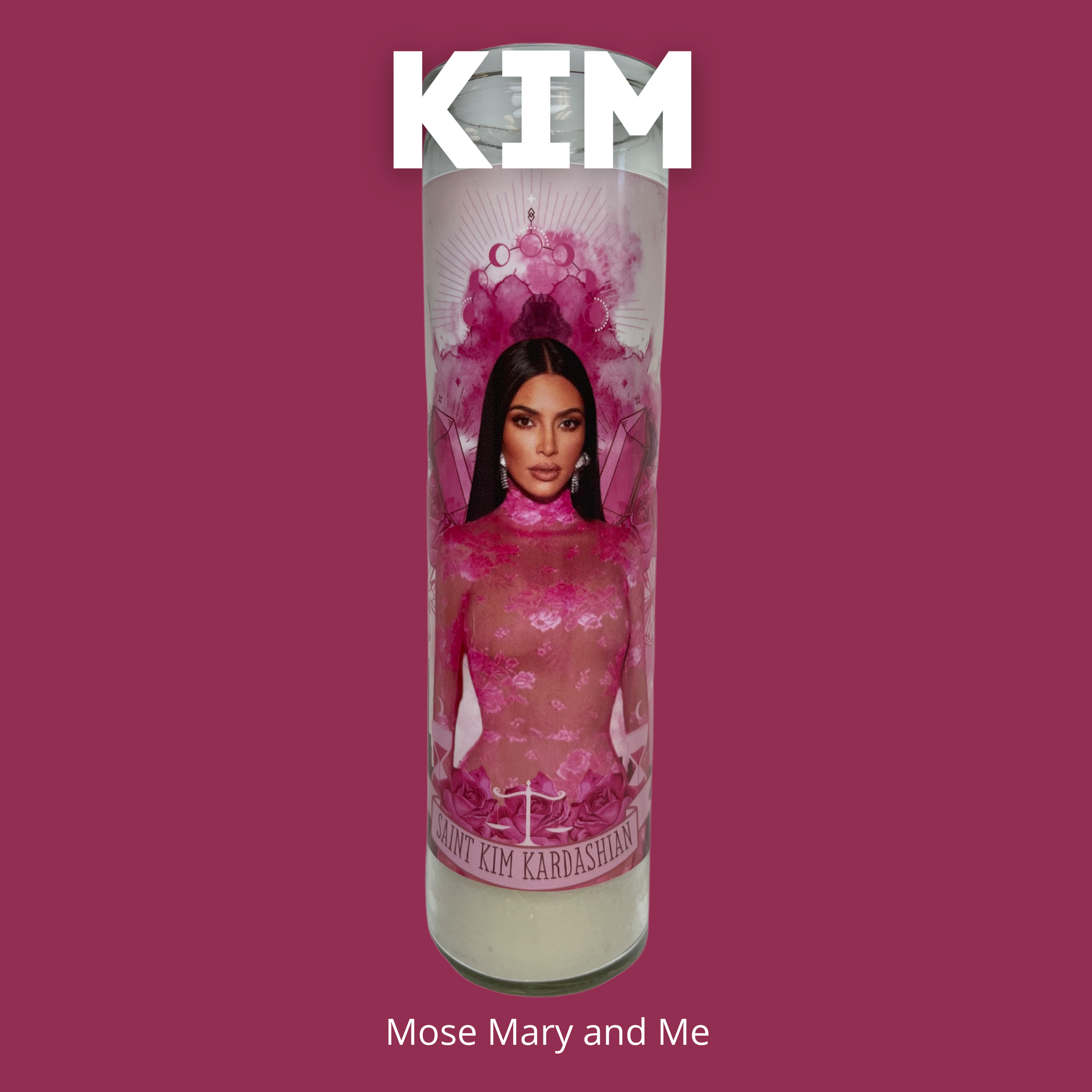 The Luminary Kim Kardashian Altar Candle - Mose Mary and Me