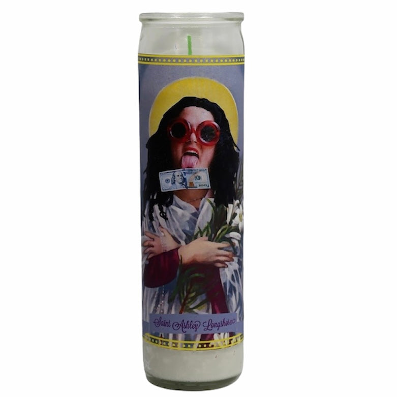 Ashley Longshore Devotional Prayer Saint Candle - Mose Mary and Me