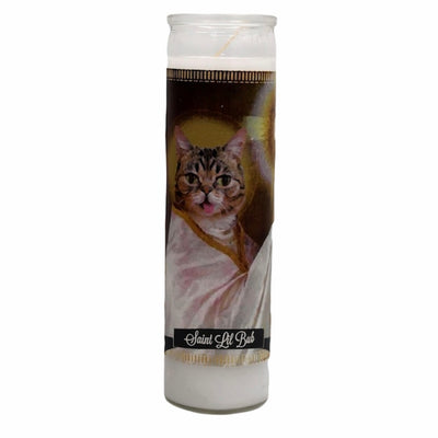 Lil Bub Devotional Prayer Saint Candle - Mose Mary and Me