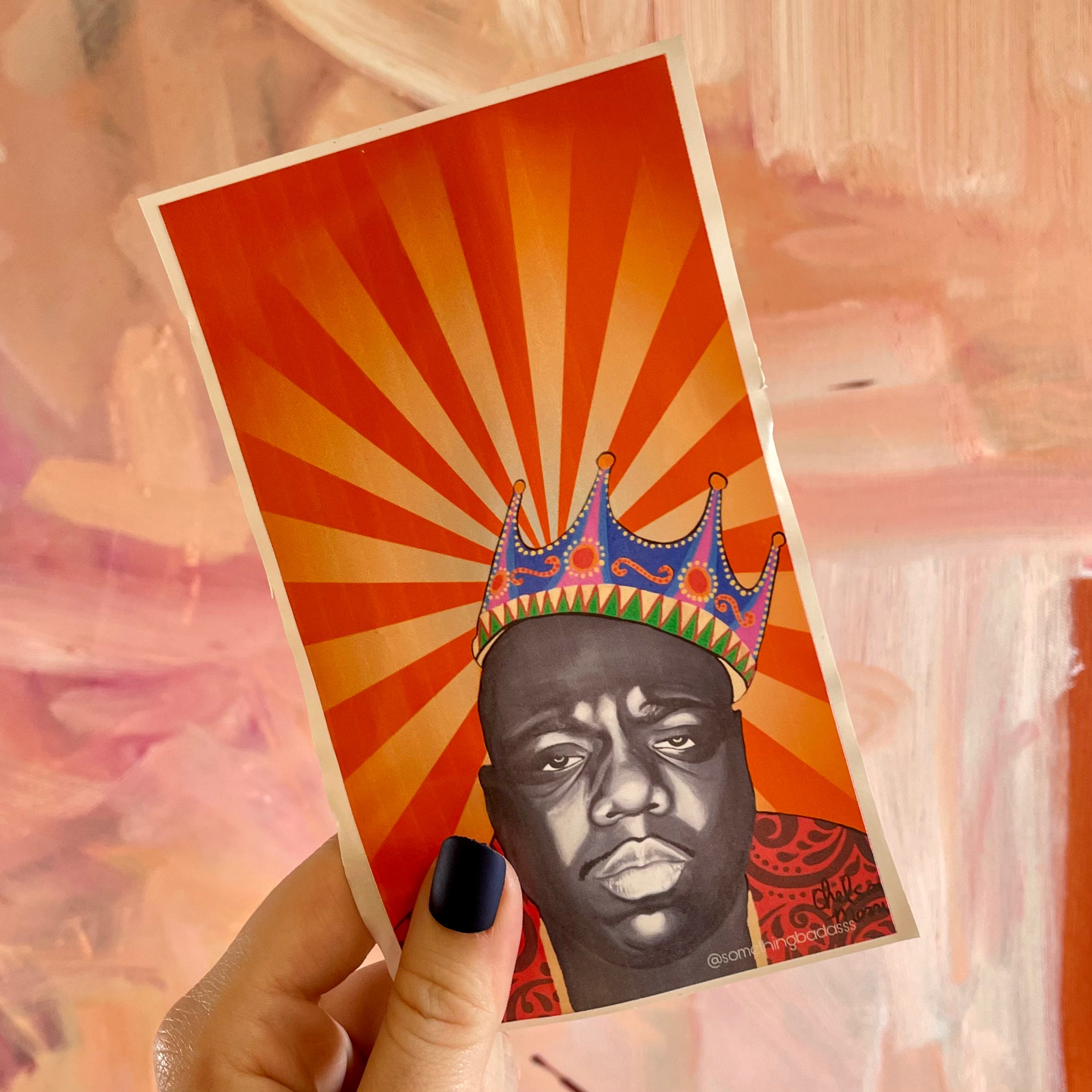 Chelsea Merrill Biggie Smalls Devotional Prayer Saint Candle - Mose Mary and Me