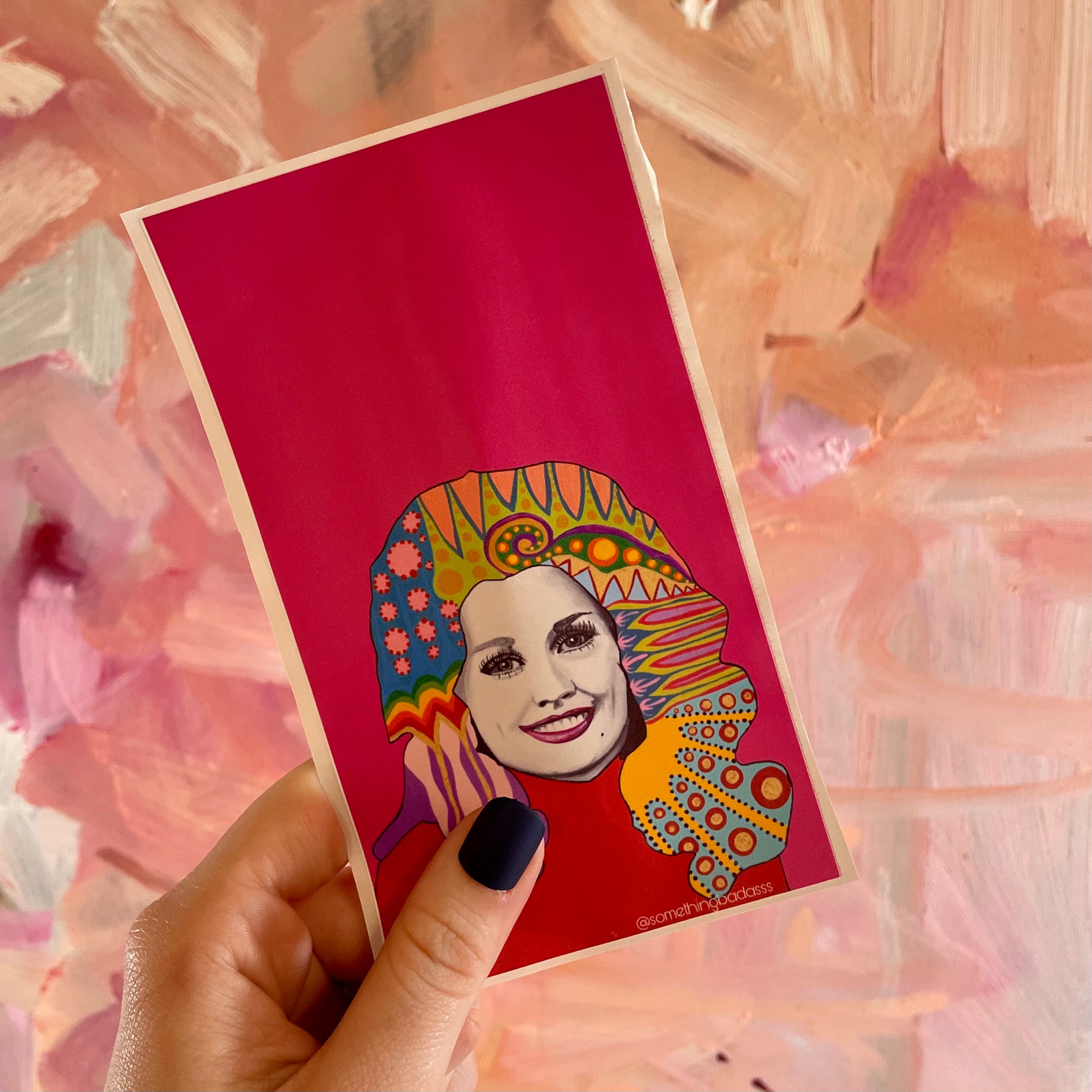 Chelsea Merrill Dolly Parton Devotional Prayer Saint Candle - Mose Mary and Me