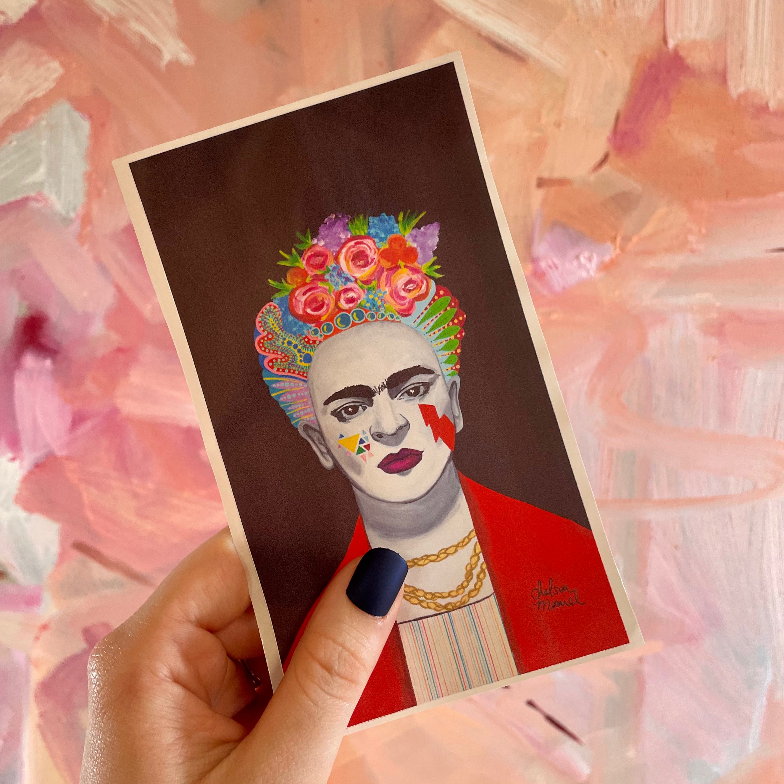 Chelsea Merrill Frida Kahlo Devotional Prayer Saint Candle - Mose Mary and Me