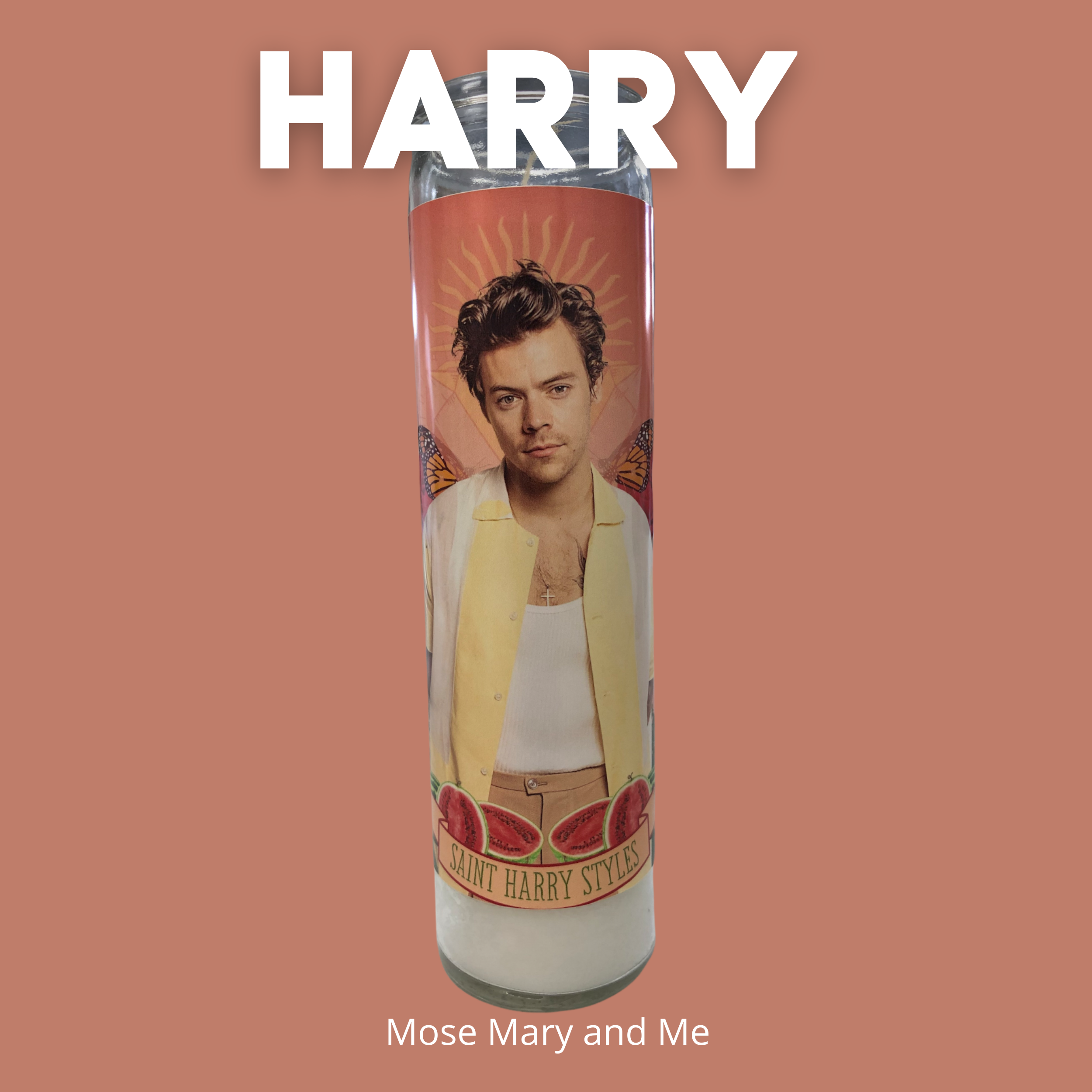 The Luminary Harry Styles Altar Candle - Mose Mary and Me