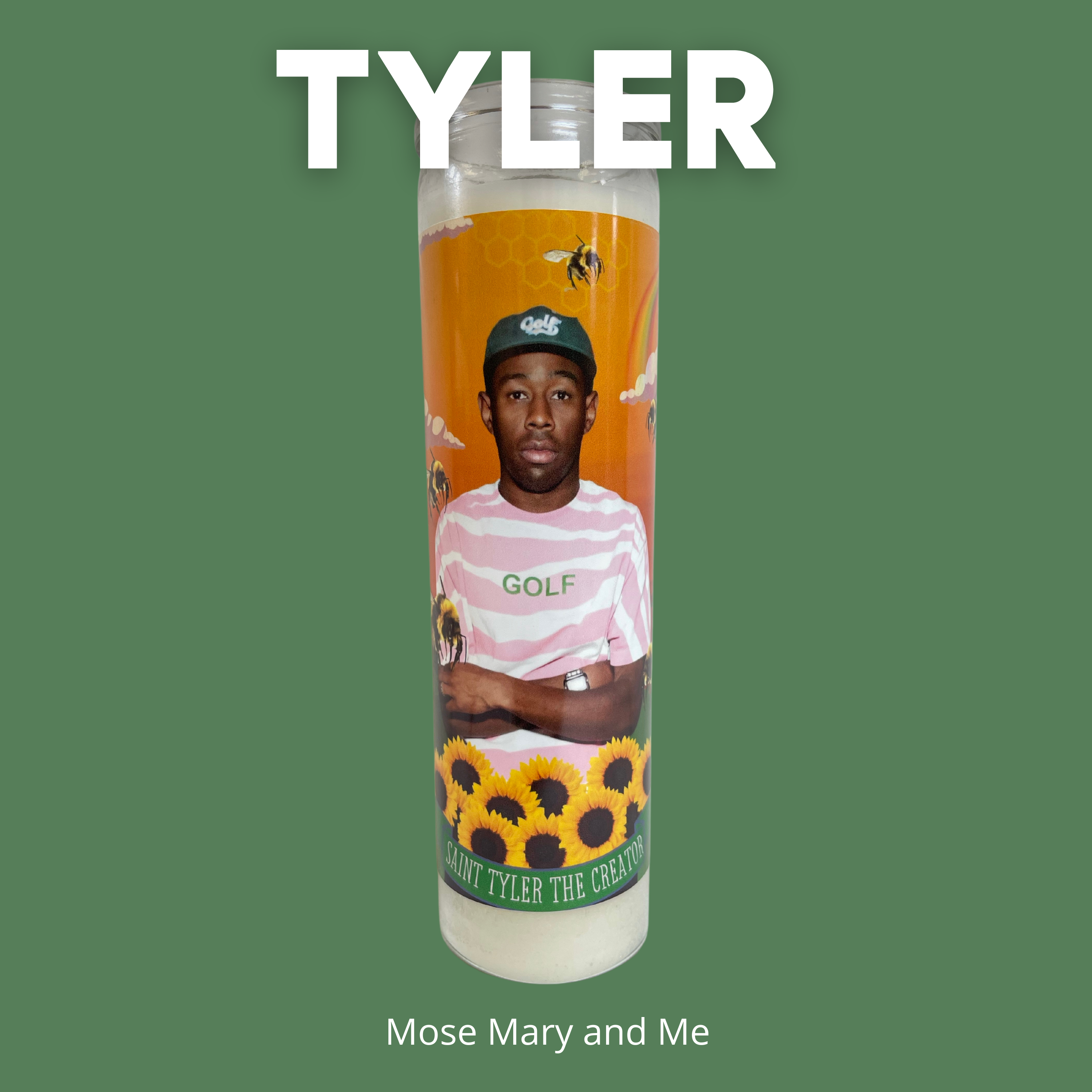 The Luminary Tyler The Creator Altar Candle - Mose Mary and Me