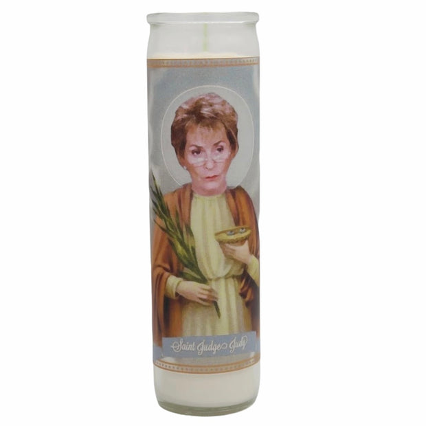 Judge Judy Devotional Prayer Saint Candle - Mose Mary and Me