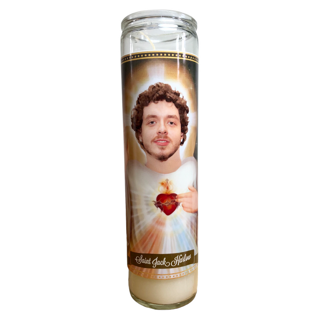 Jack Harlow Devotional Prayer Saint Candle - The Luminary and Co. 