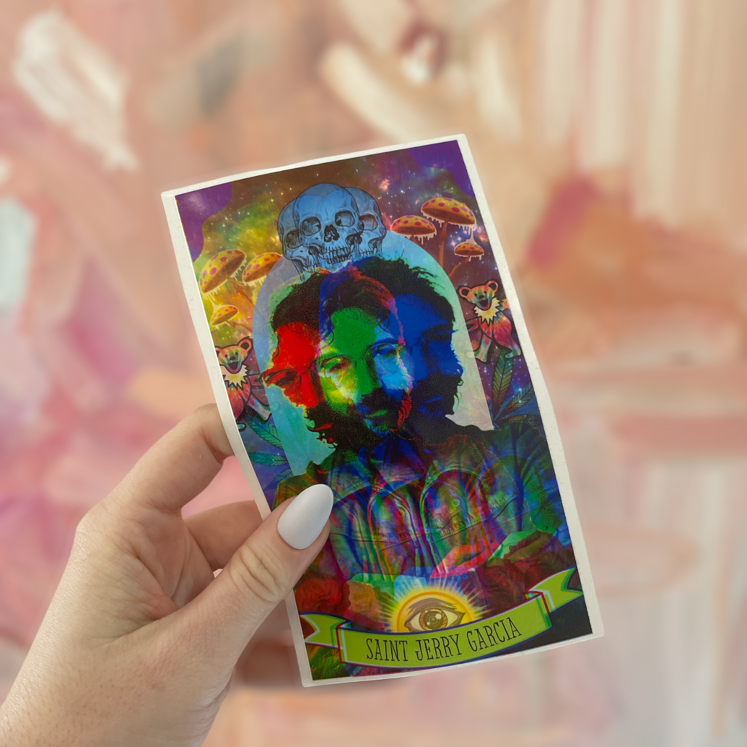 The Luminary Jerry Garcia Altar Candle - Mose Mary and Me