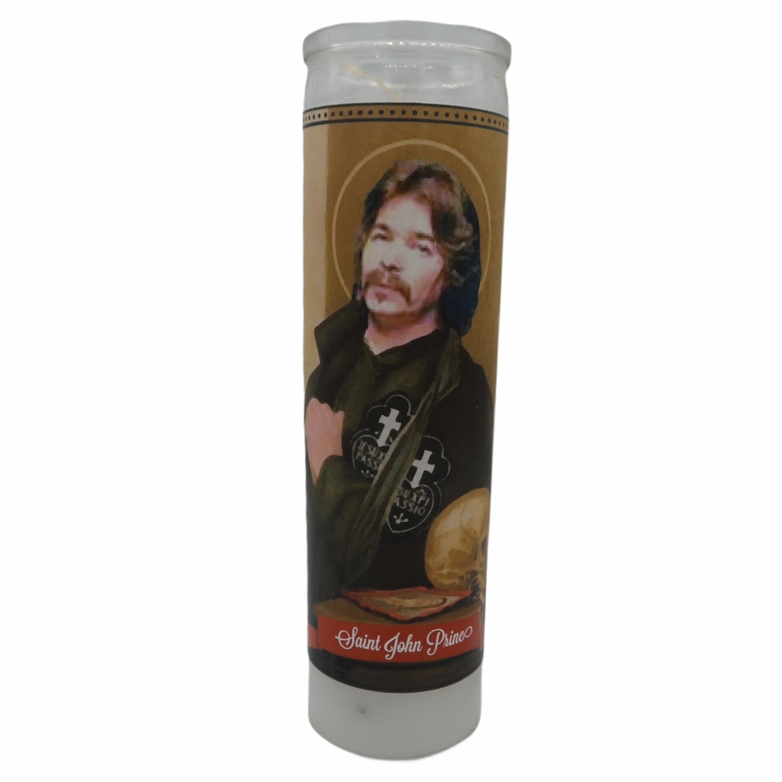 John Prine Devotional Prayer Saint Candle - Mose Mary and Me