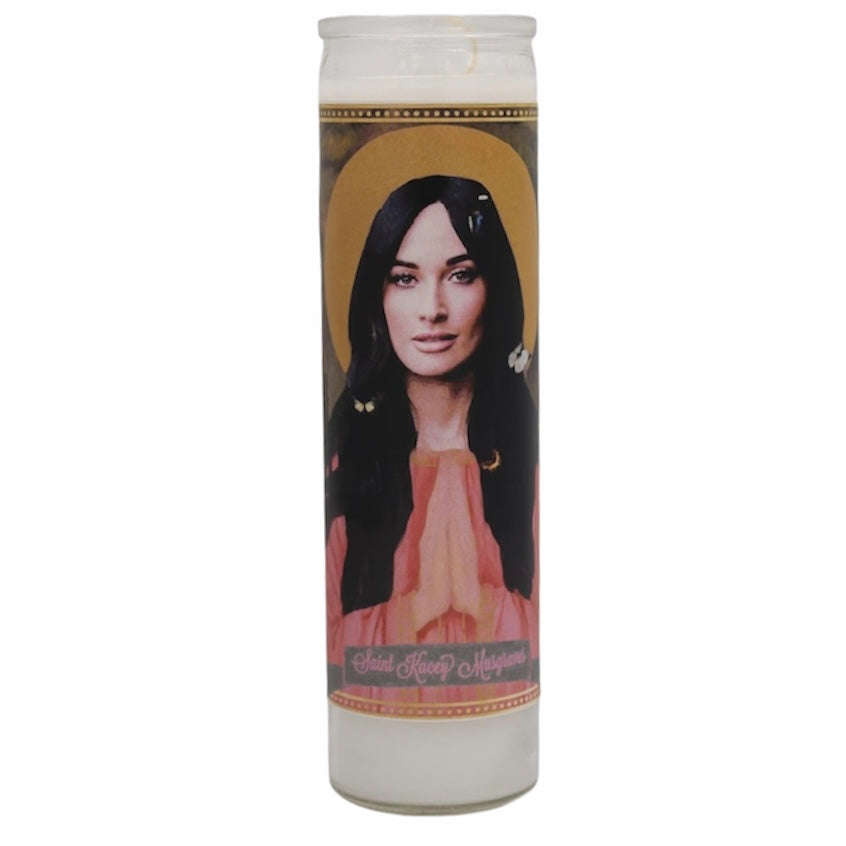 Kacey Musgraves Devotional Prayer Saint Candle - Mose Mary and Me
