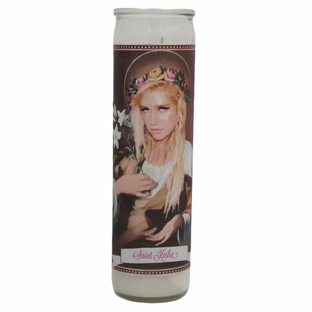 Kesha Devotional Prayer Saint Candle - Mose Mary and Me