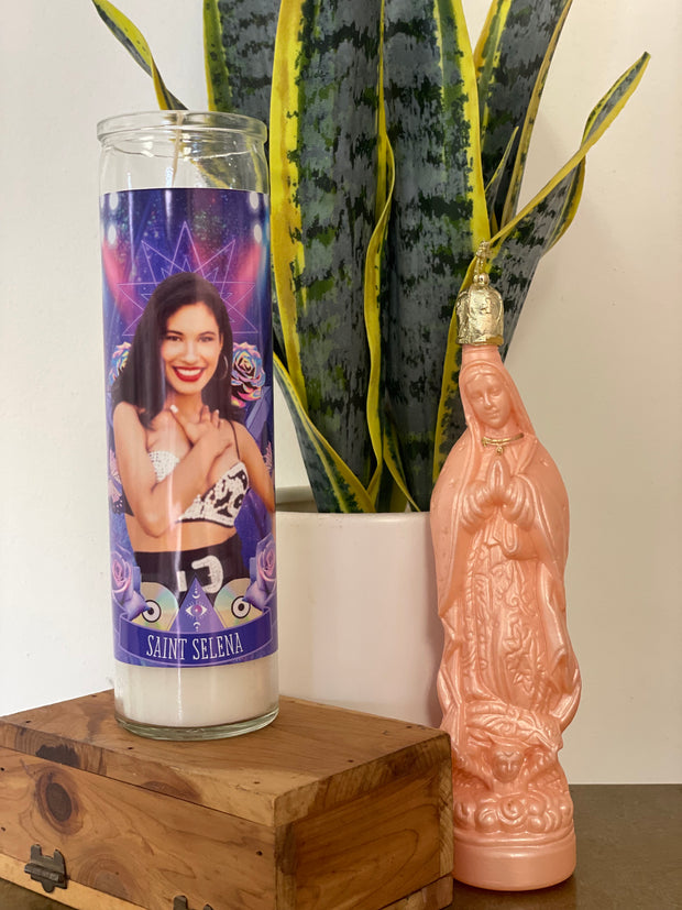 The Luminary Selena Quintanilla Altar Candle - Mose Mary and Me