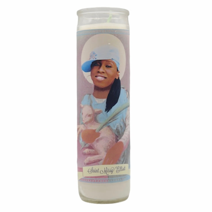 Missy Elliott Devotional Prayer Saint Candle - Mose Mary and Me
