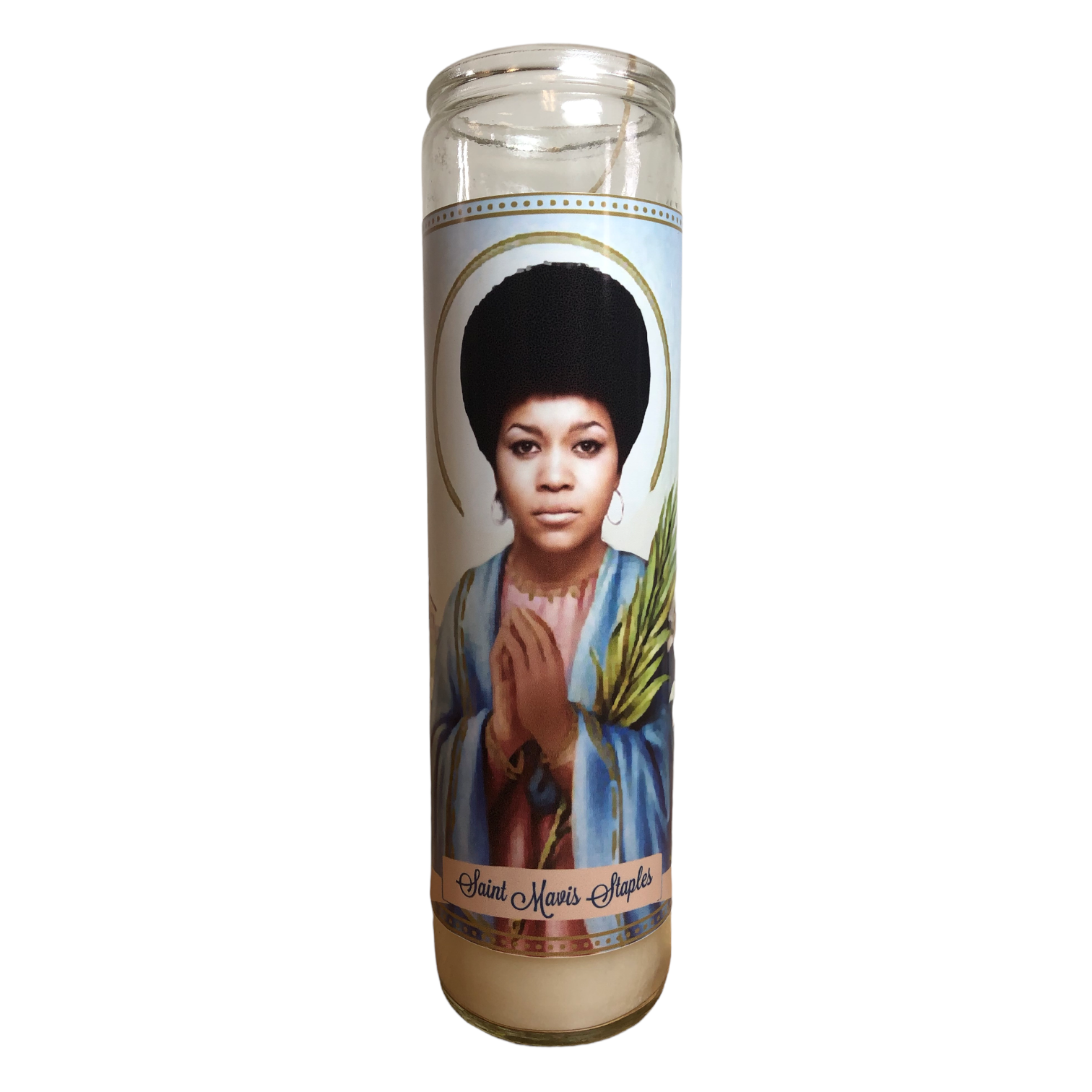 Mavis Staples Devotional Prayer Saint Candle - The Luminary and Co.