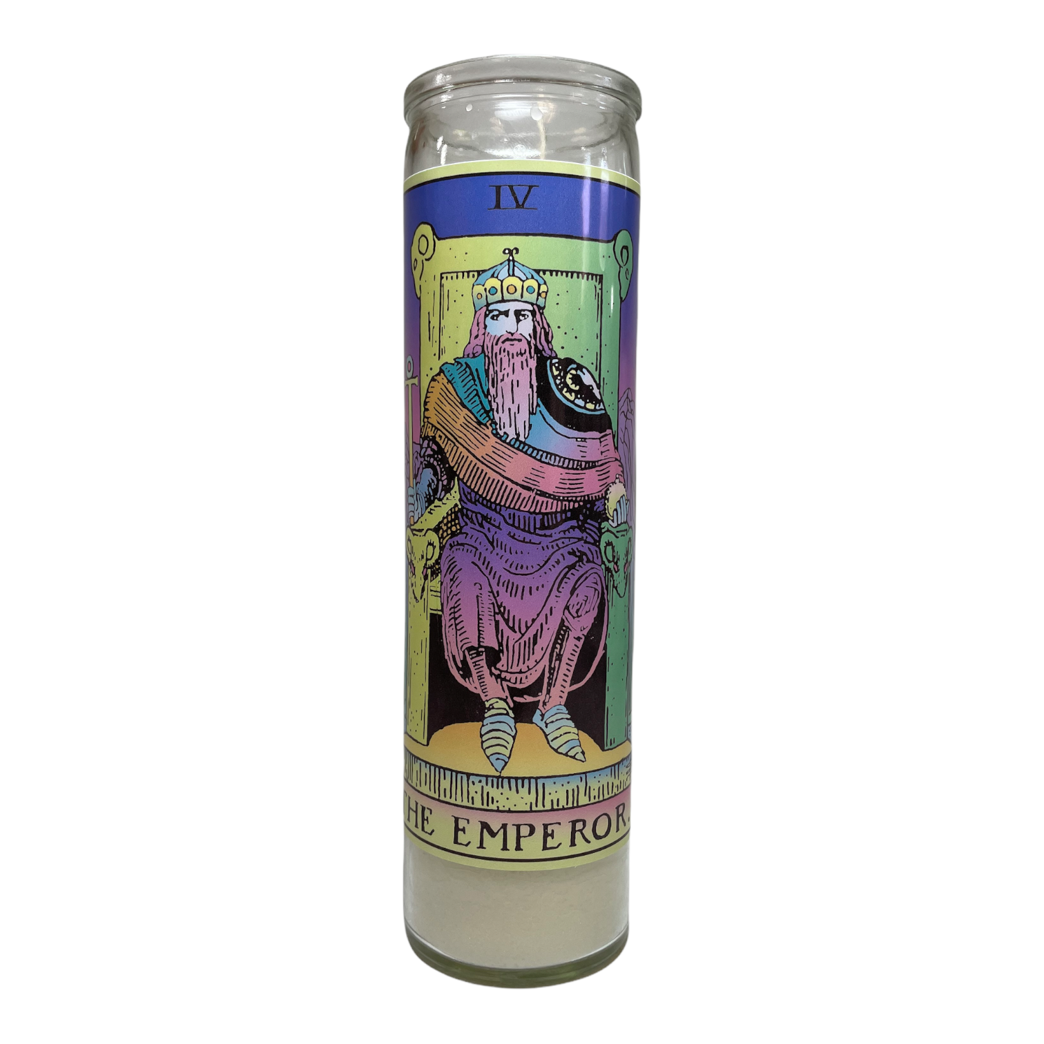 Neon Tarot Collection Devotional Prayer Saint Candle - Mose Mary and Me