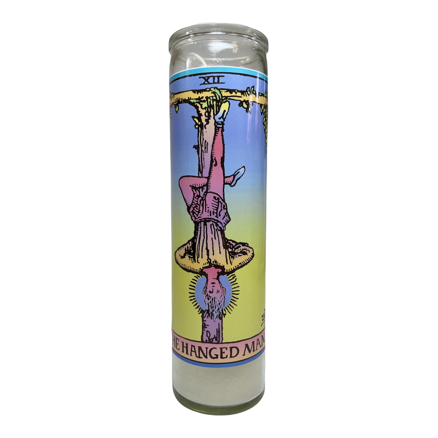 Neon Tarot Collection Devotional Prayer Saint Candle - Mose Mary and Me