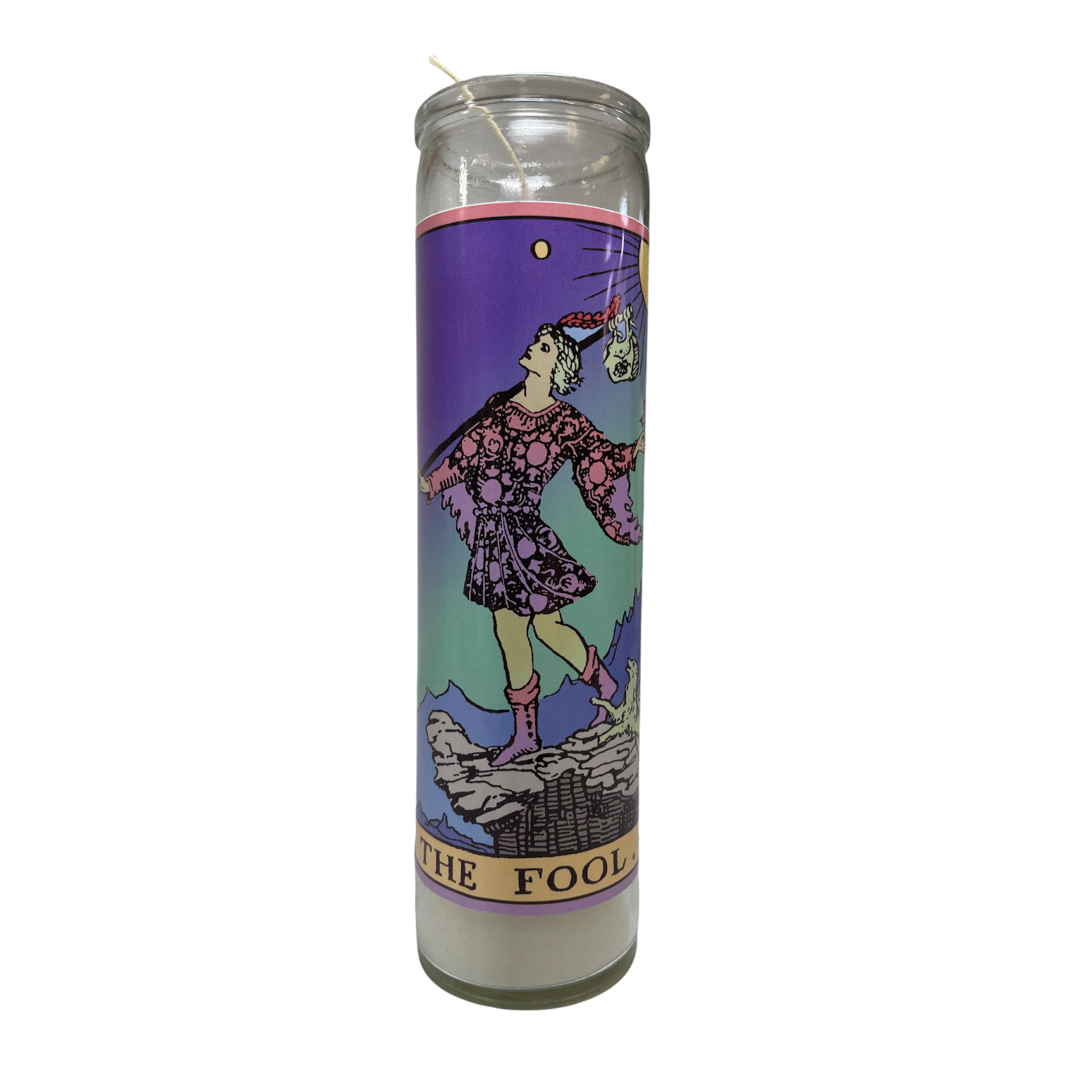 Neon Tarot Collection Devotional Prayer Saint Candle - Mose Mary and Me