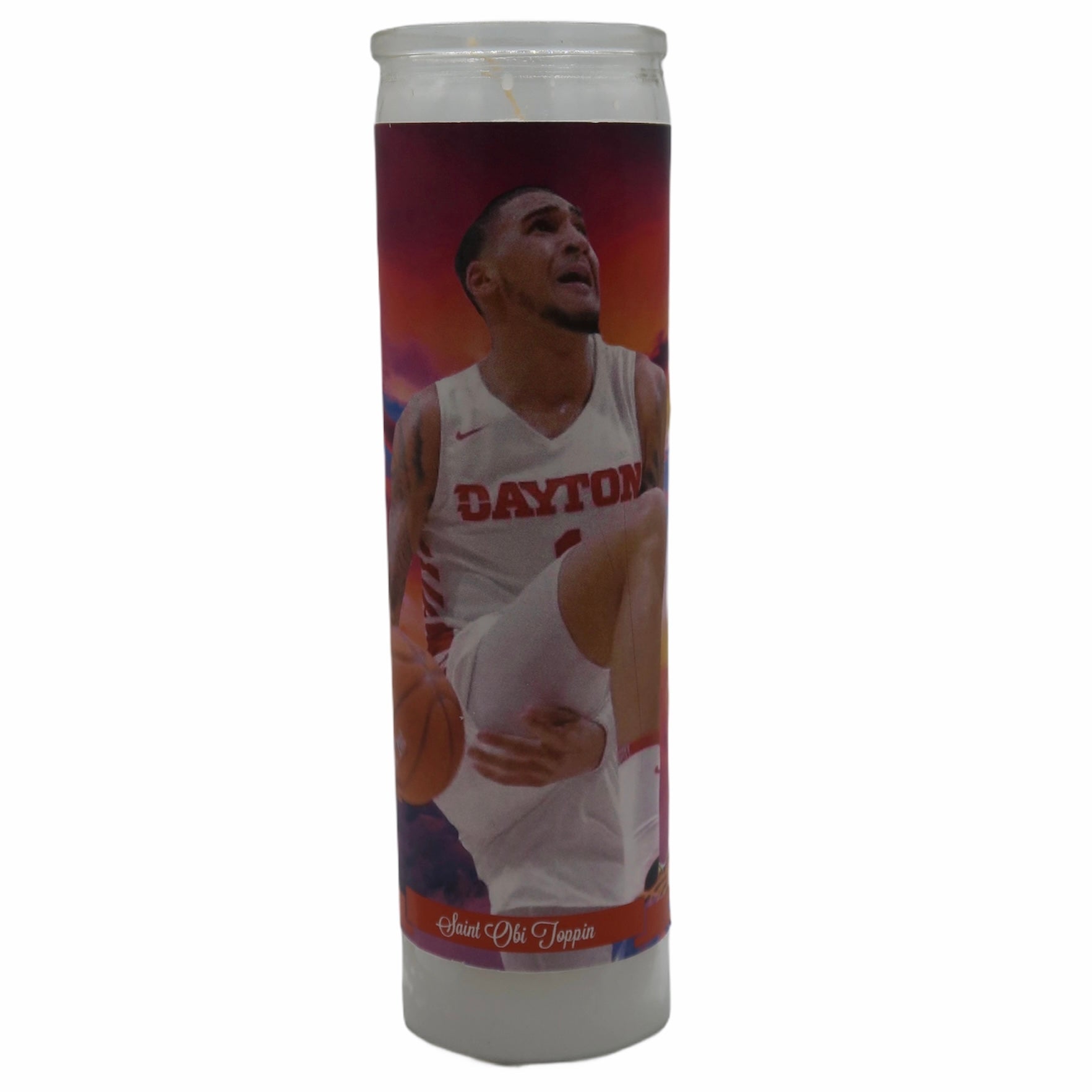 Obi Toppin Devotional Prayer Saint Candle - Mose Mary and Me