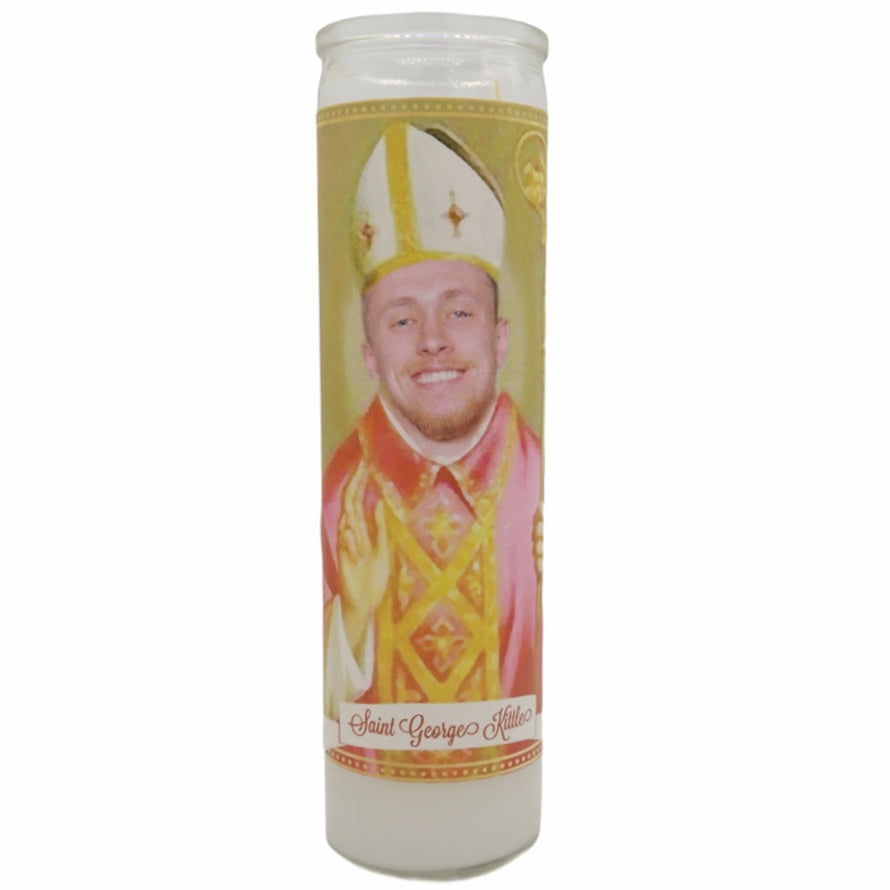 San Francisco 49ers Devotional Prayer Saint Candles - Mose Mary and Me