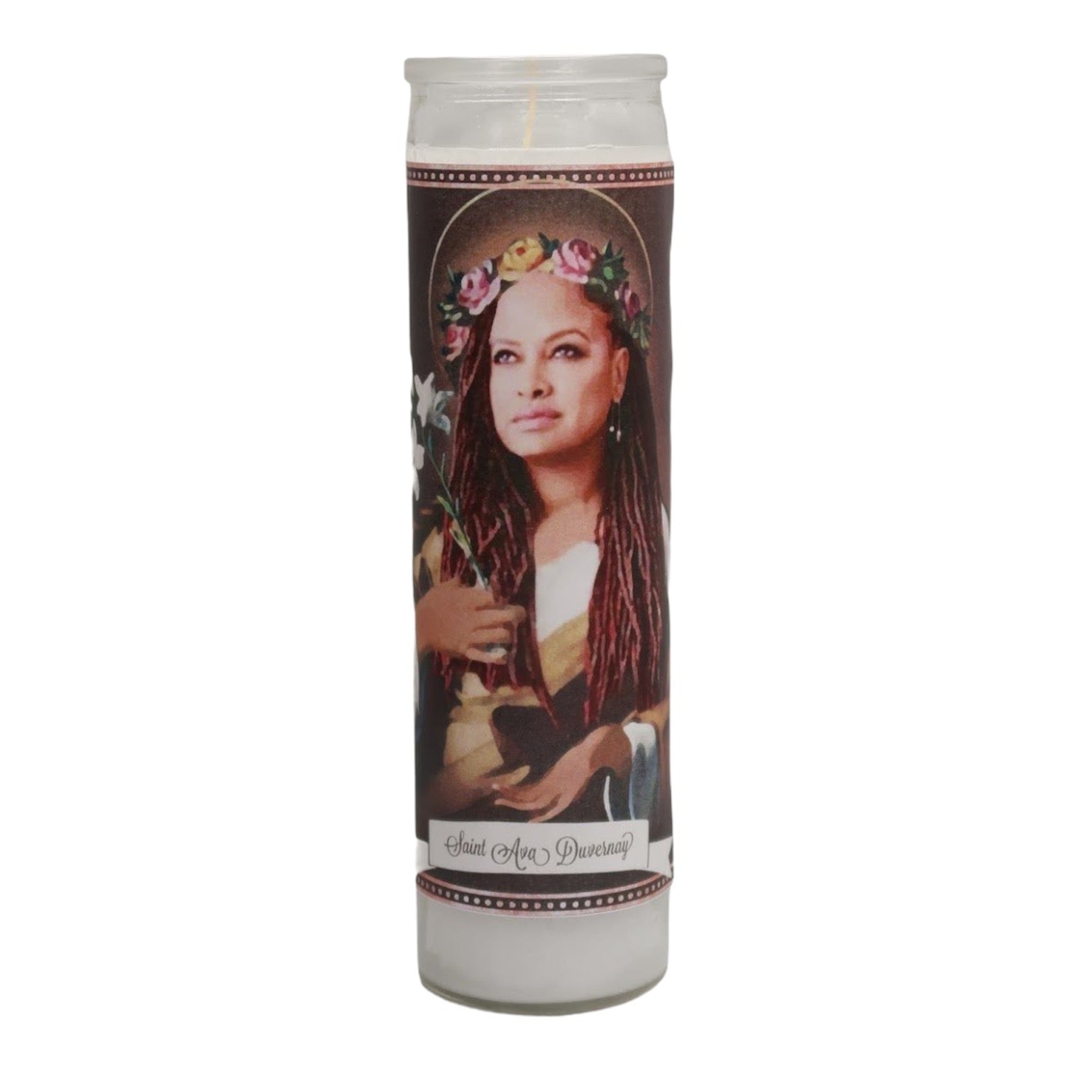 Ava Duvernay Devotional Prayer Saint Candle - Mose Mary and Me