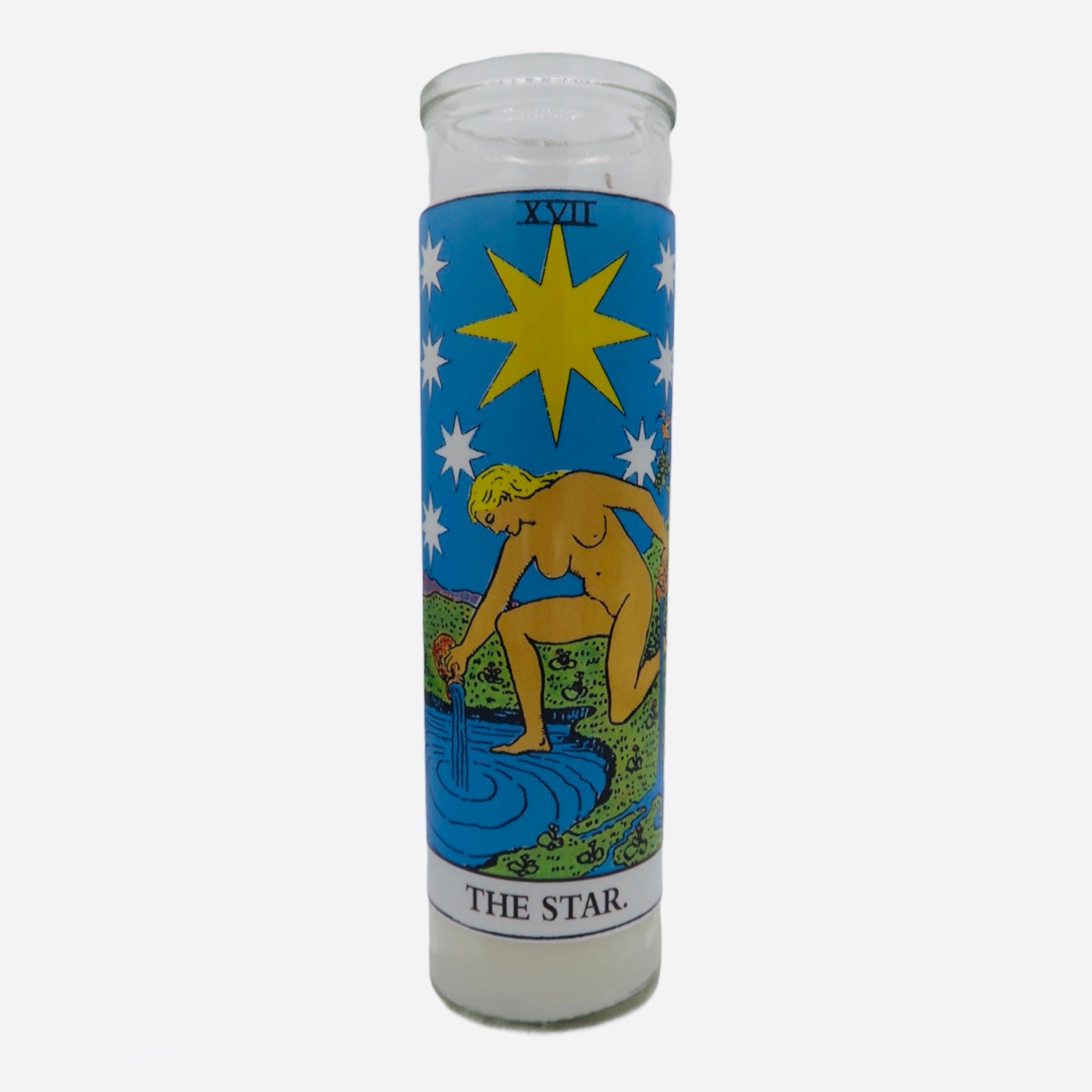 Tarot Collection Devotional Prayer Saint Candle - Mose Mary and Me