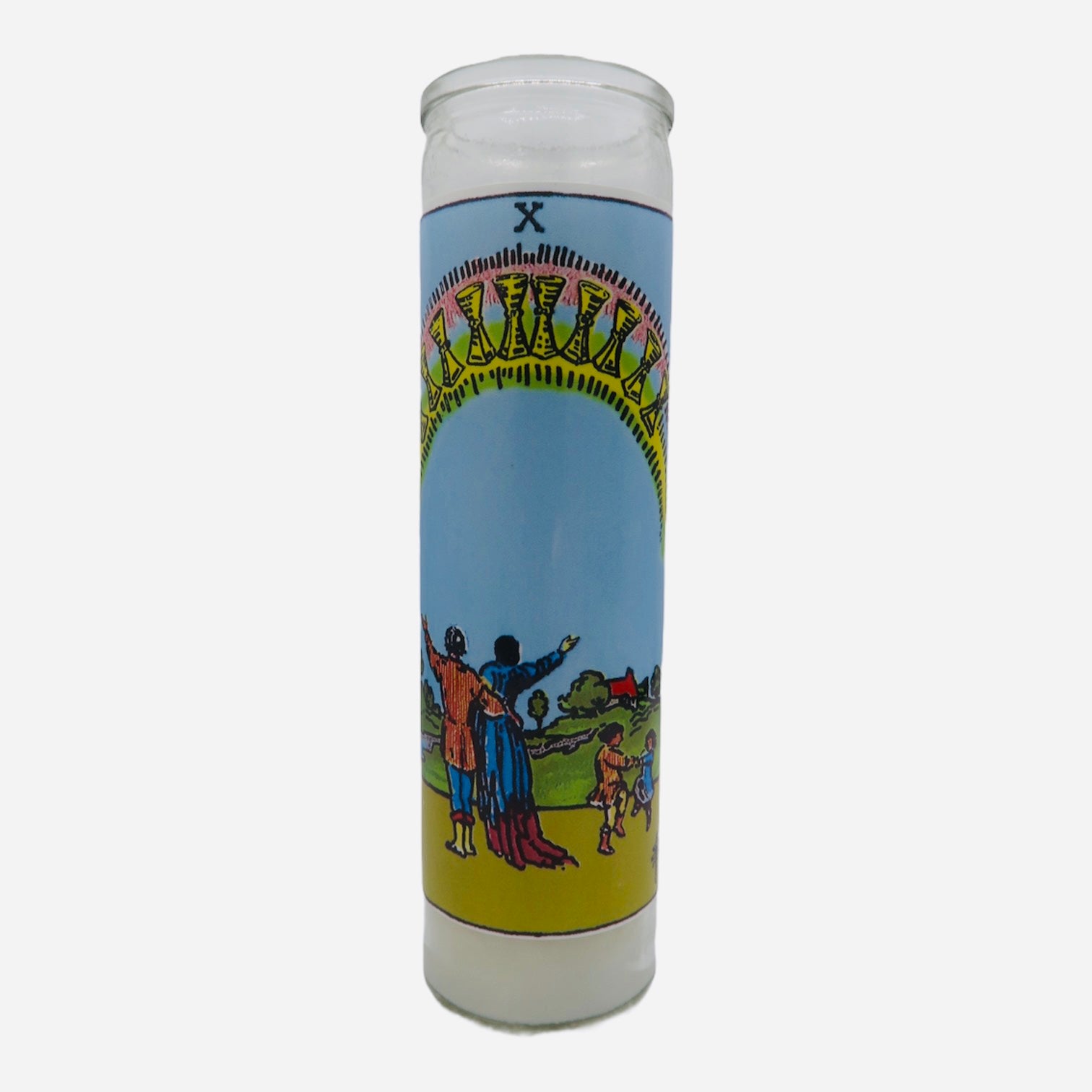 Tarot Collection Devotional Prayer Saint Candle - Mose Mary and Me
