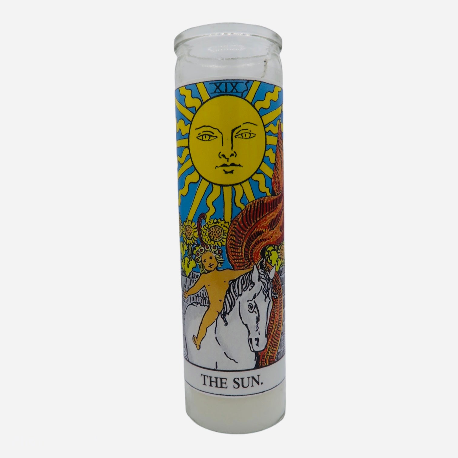 Tarot Collection Devotional Prayer Saint Candle - Mose Mary and Me