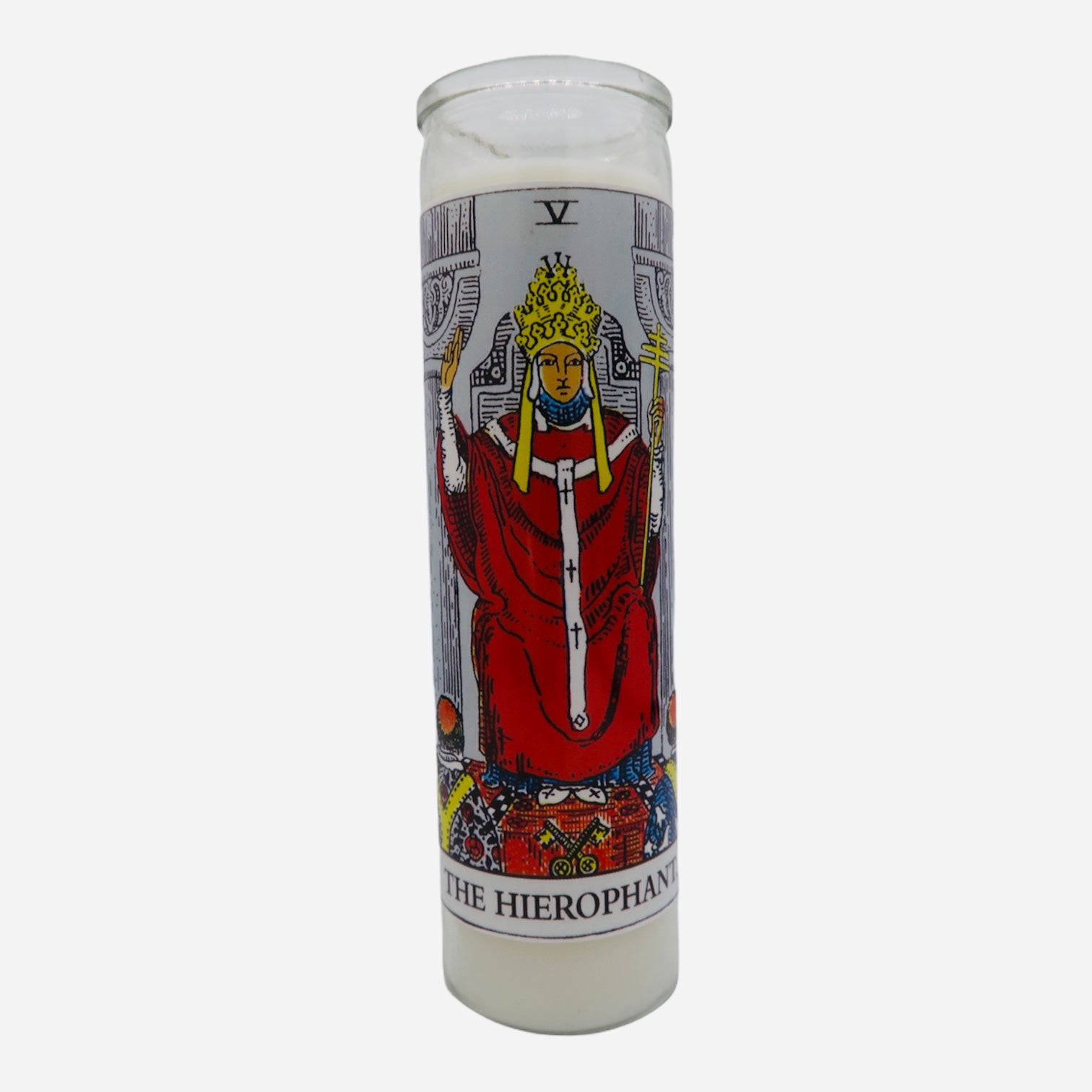 Tarot Collection Devotional Prayer Saint Candle - Mose Mary and Me