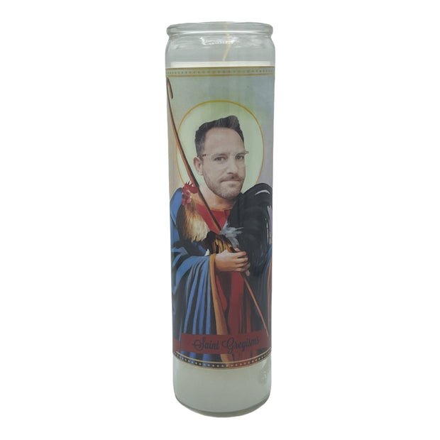 Gregisms Devotional Prayer Saint Candle - Mose Mary and Me