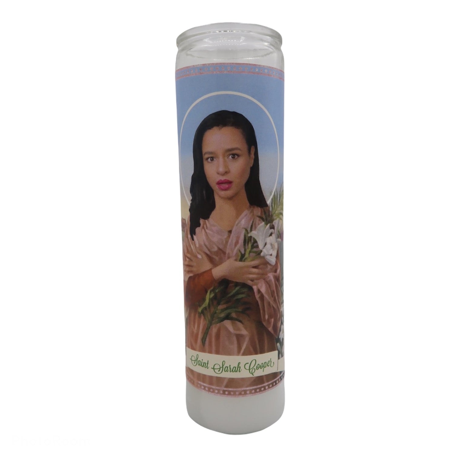 Sarah Cooper Devotional Prayer Saint Candle - Mose Mary and Me