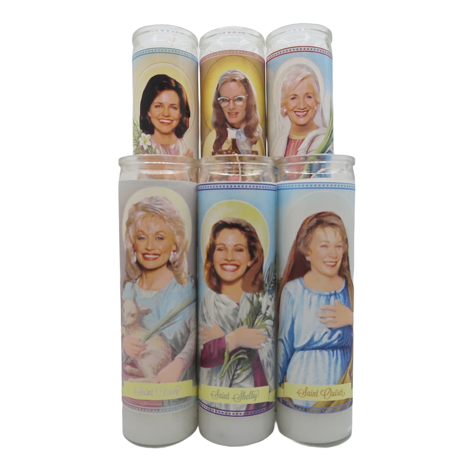 Steel Magnolias Devotional Prayer Saint Candles - Mose Mary and Me