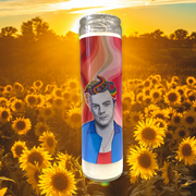 Chelsea Merrill Harry Styles Devotional Prayer Saint Candle - Mose Mary and Me