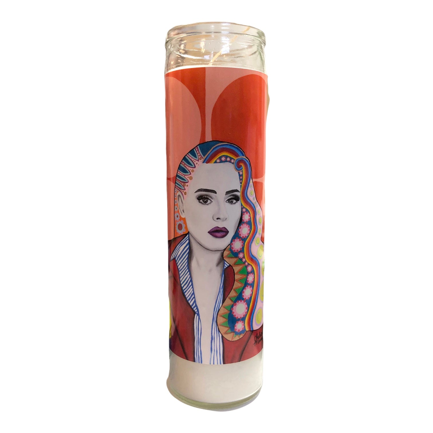 Chelsea Merrill Adele Devotional Prayer Saint Candle - Mose Mary and Me