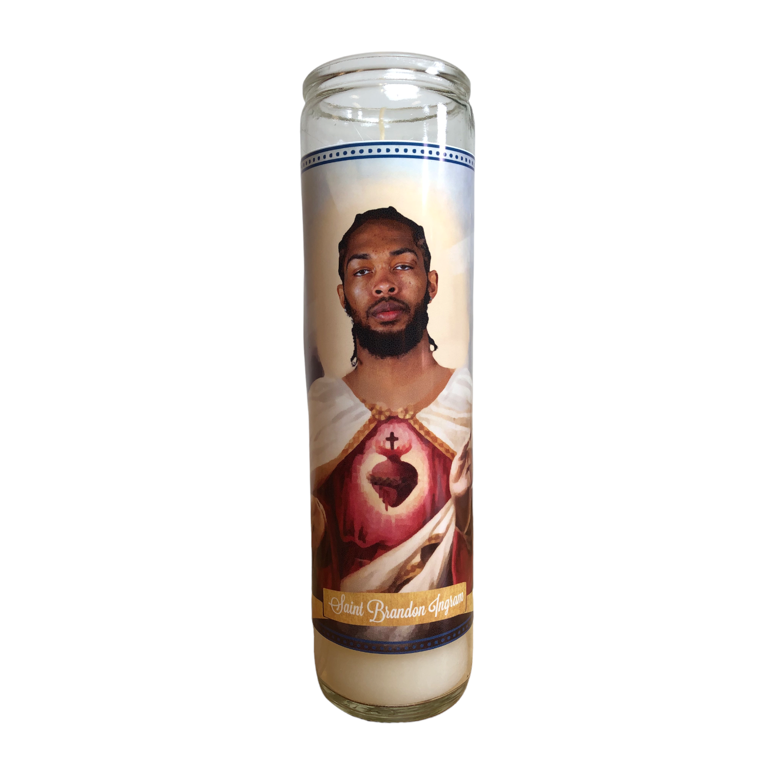 Choice of Candle from the New Orleans Pelicans Prayer Saint Candles - The Luminary and Co.