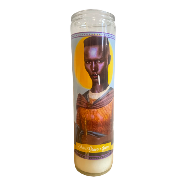 Grace Jones Devotional Prayer Saint Candle - The Luminary and Co. 
