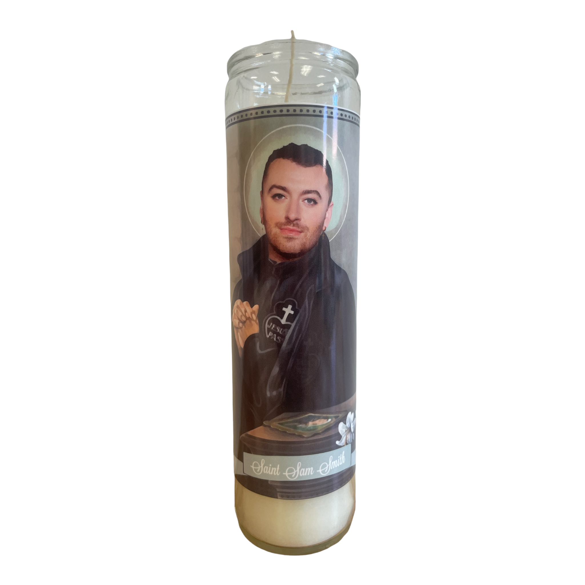 Sam Smith Devotional Prayer Saint Candle - The Luminary and Co.