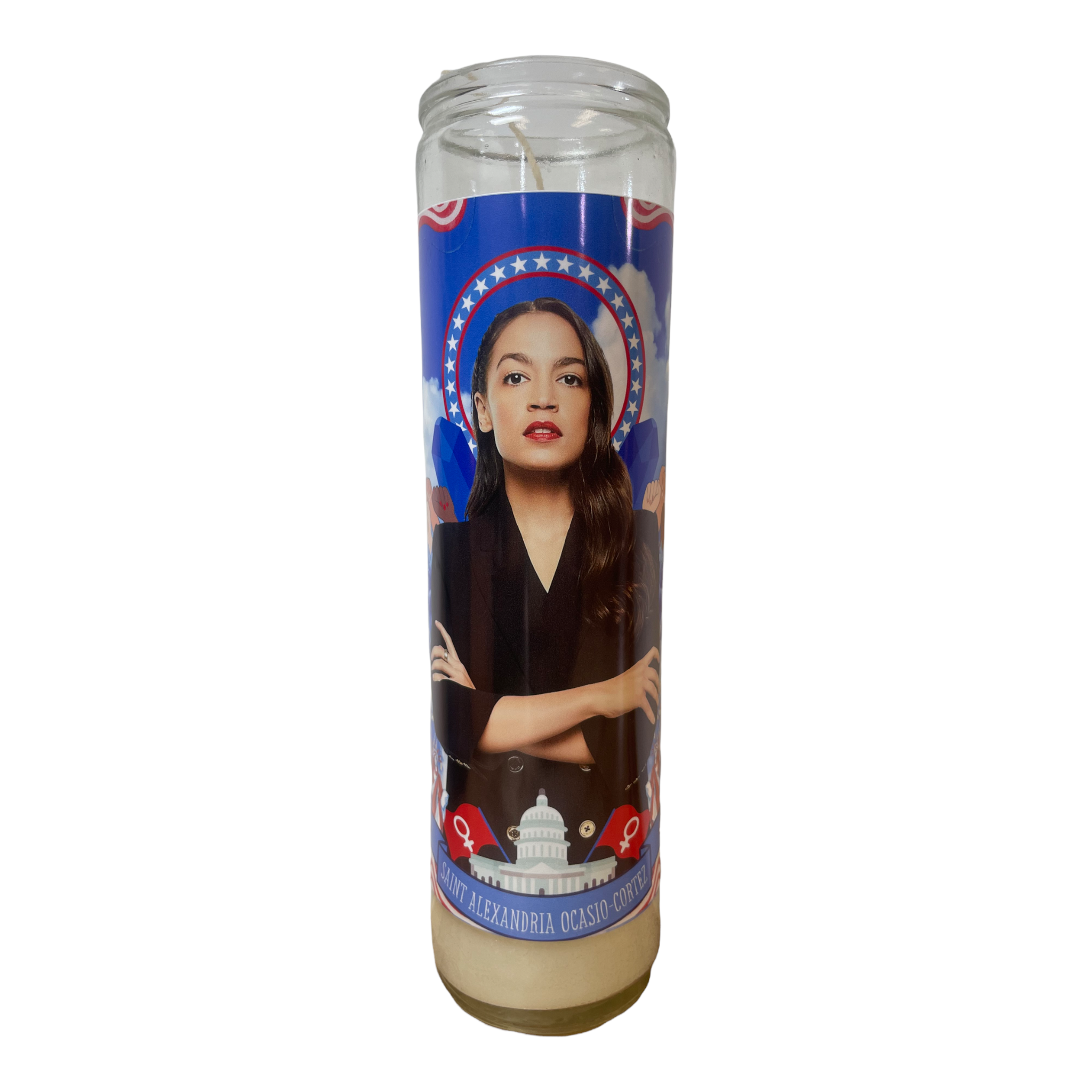 The Luminary AOC Alexandria Ocasio-Cortez Altar Prayer Candle