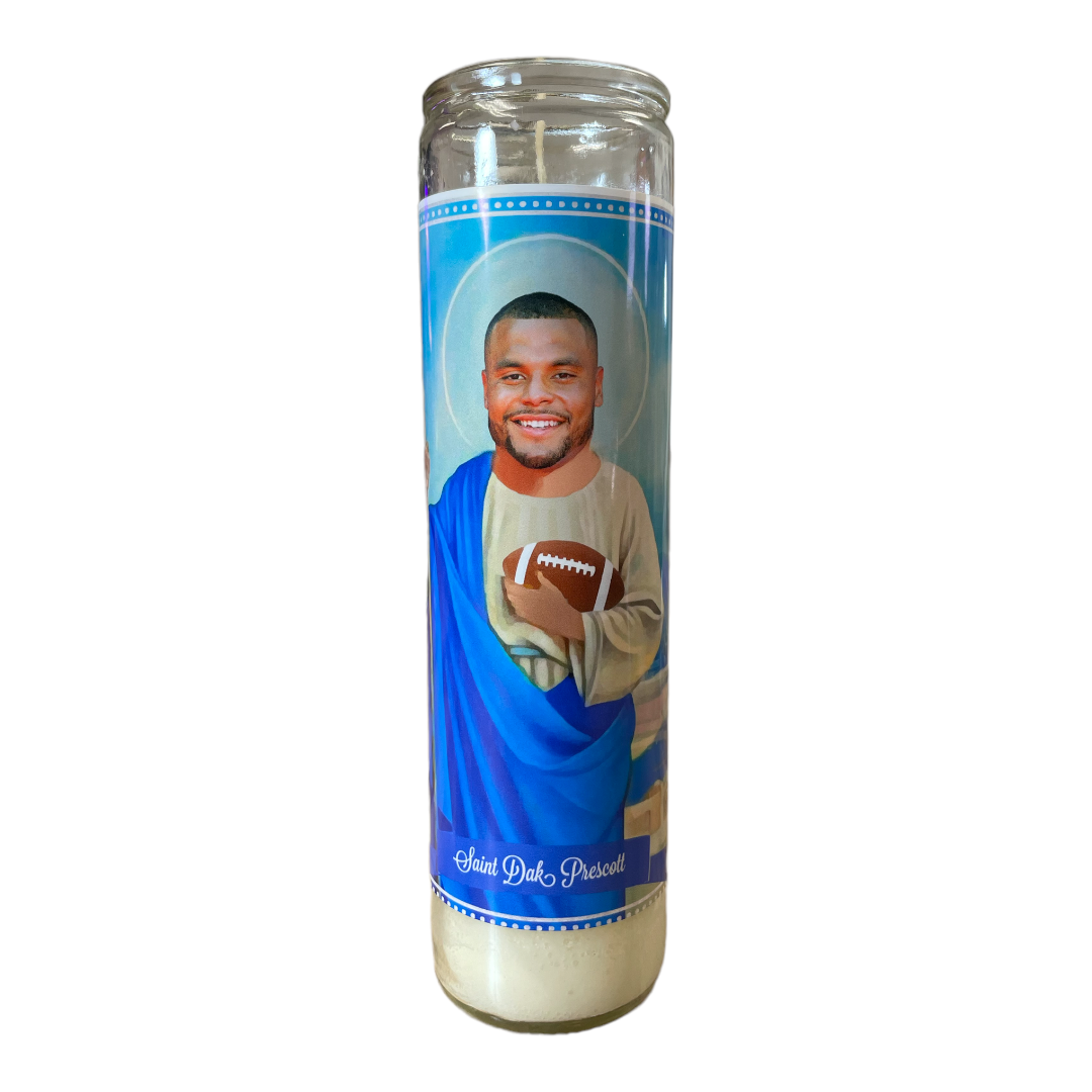 Dak Prescott Devotional Prayer Saint Candle