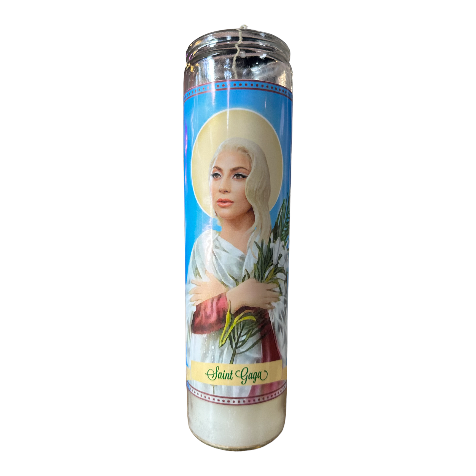 Lady GaGa Devotional Prayer Saint Candle