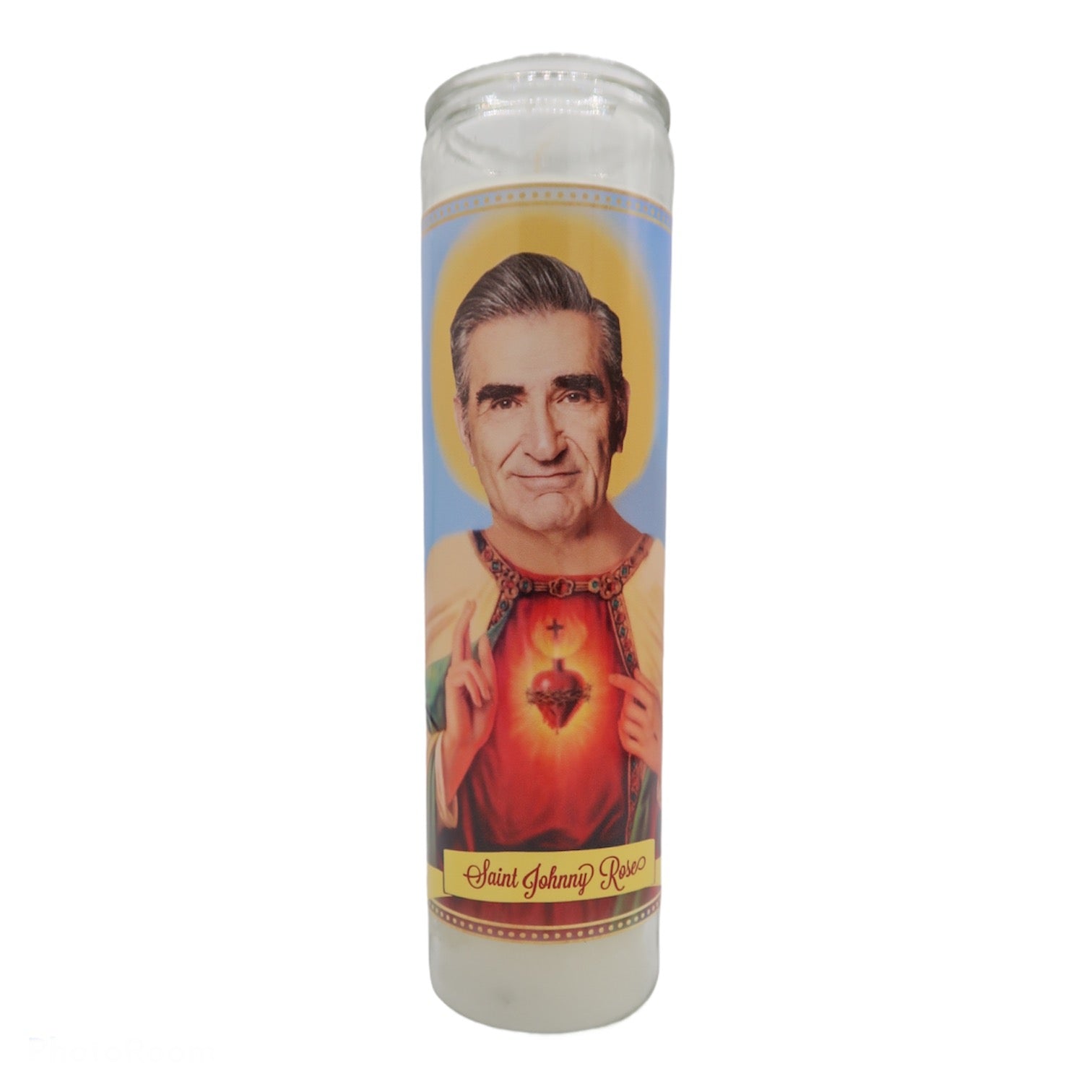 Schitts Creek Cast Devotional Prayer Saint Candles - Mose Mary and Me