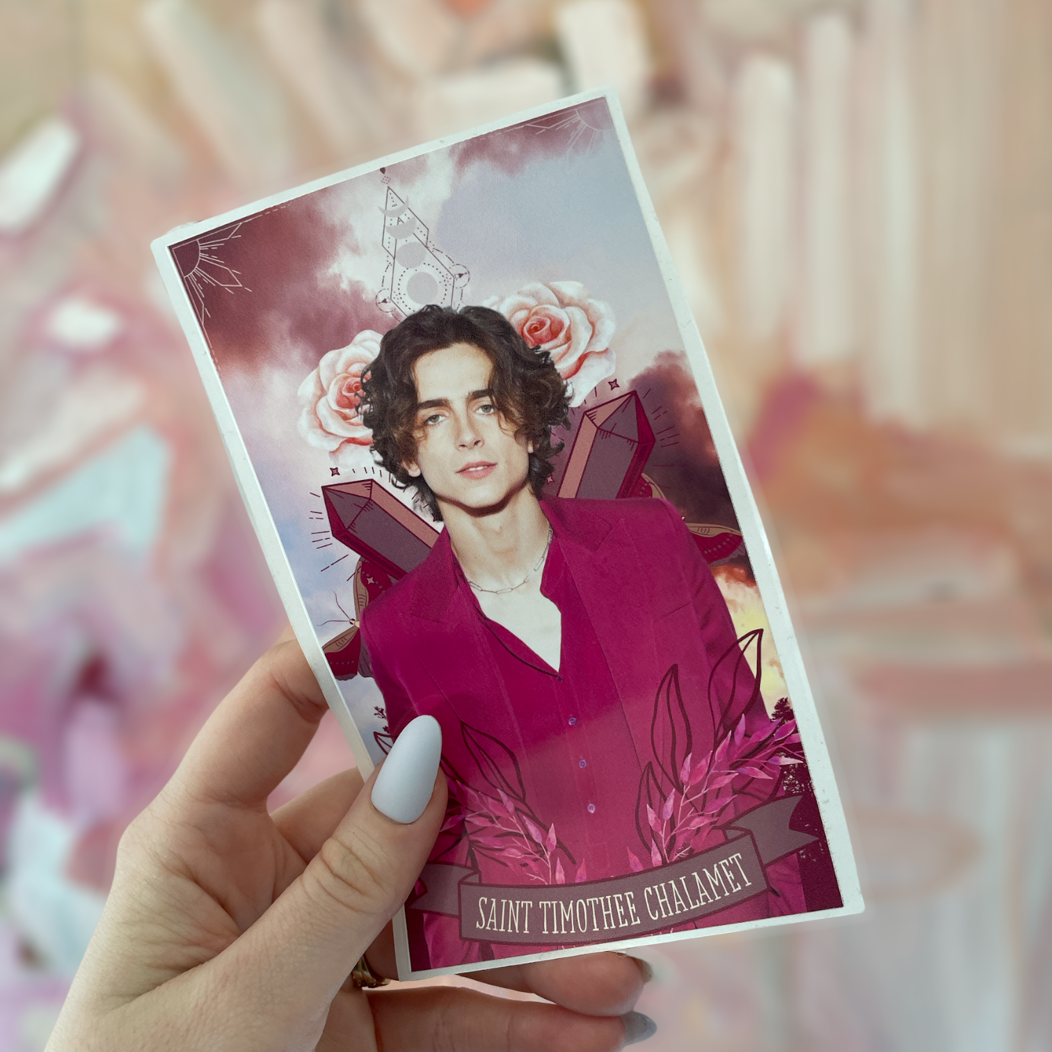 The Luminary Timothée Chalamet Altar Prayer Candle - Mose Mary and Me