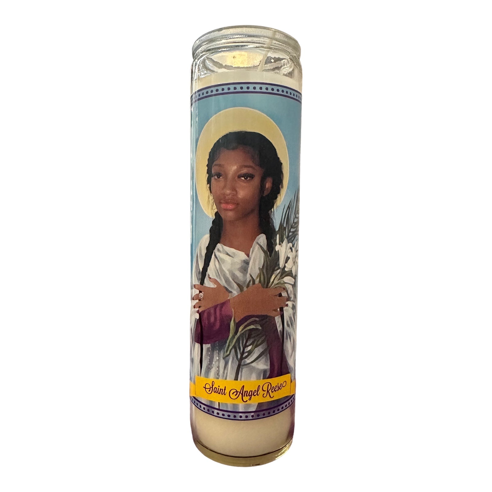 Angel Reese Devotional Prayer Saint Candle