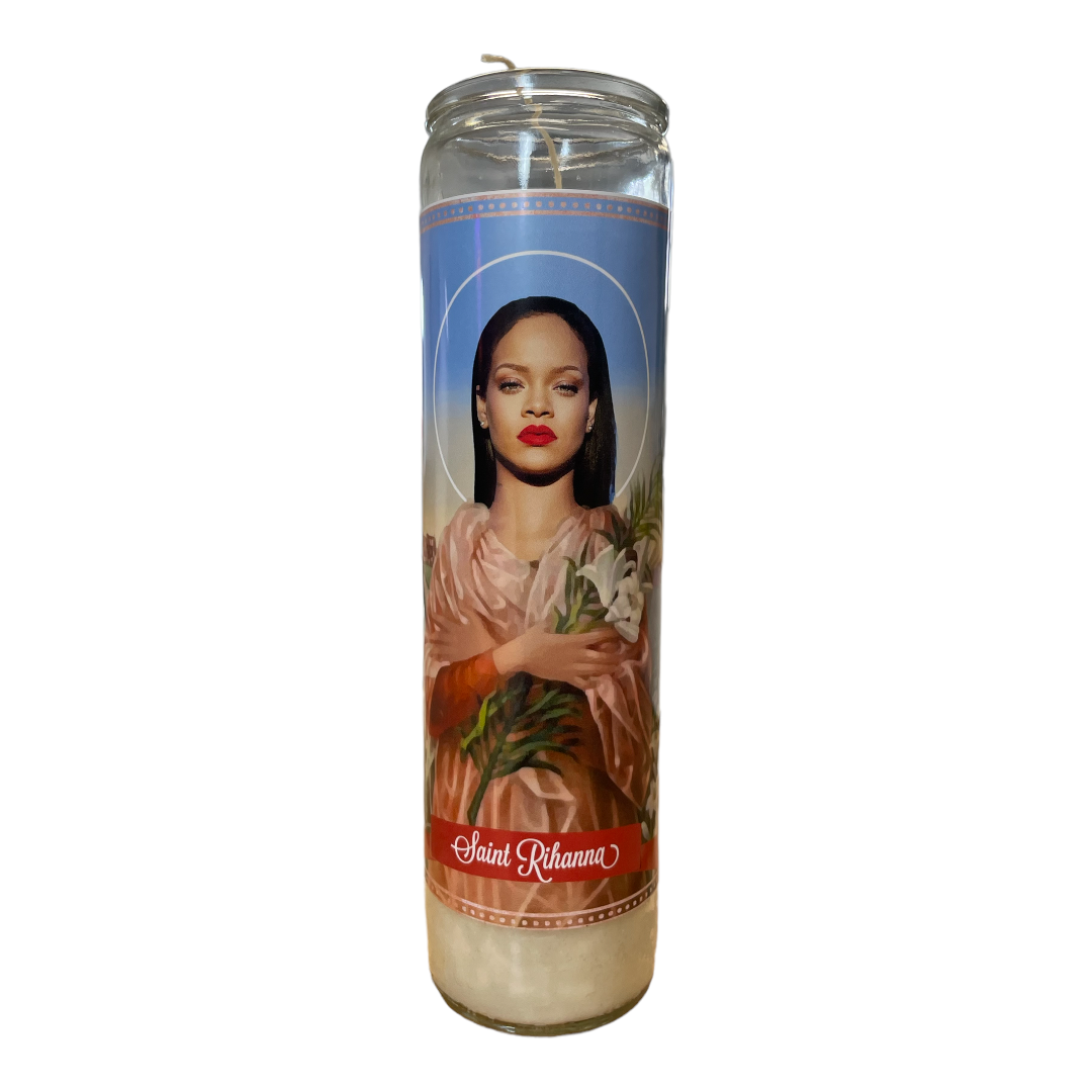 Rihanna Devotional Prayer Saint Candle